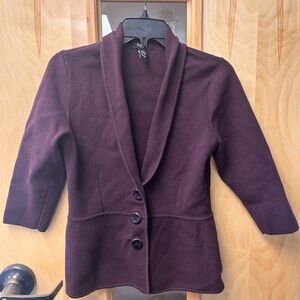 Alfani burgundy Blazer PM